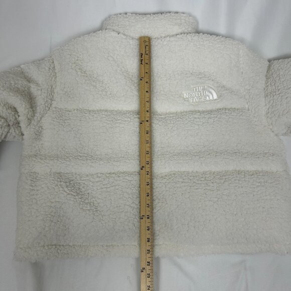 Women’s The North Face High Pile Sherpa Nuptse Short Crop Jacket – 700-Fill Down - Picture 11 of 11